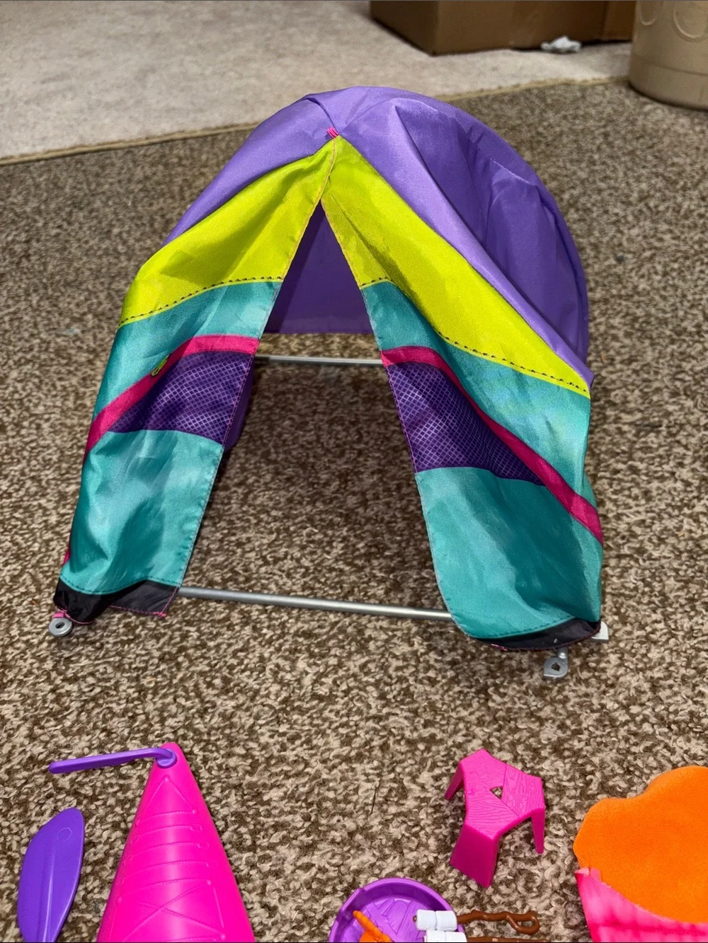 Barbie Skipper Camping/Kayak Outdoors Adventure Playset
